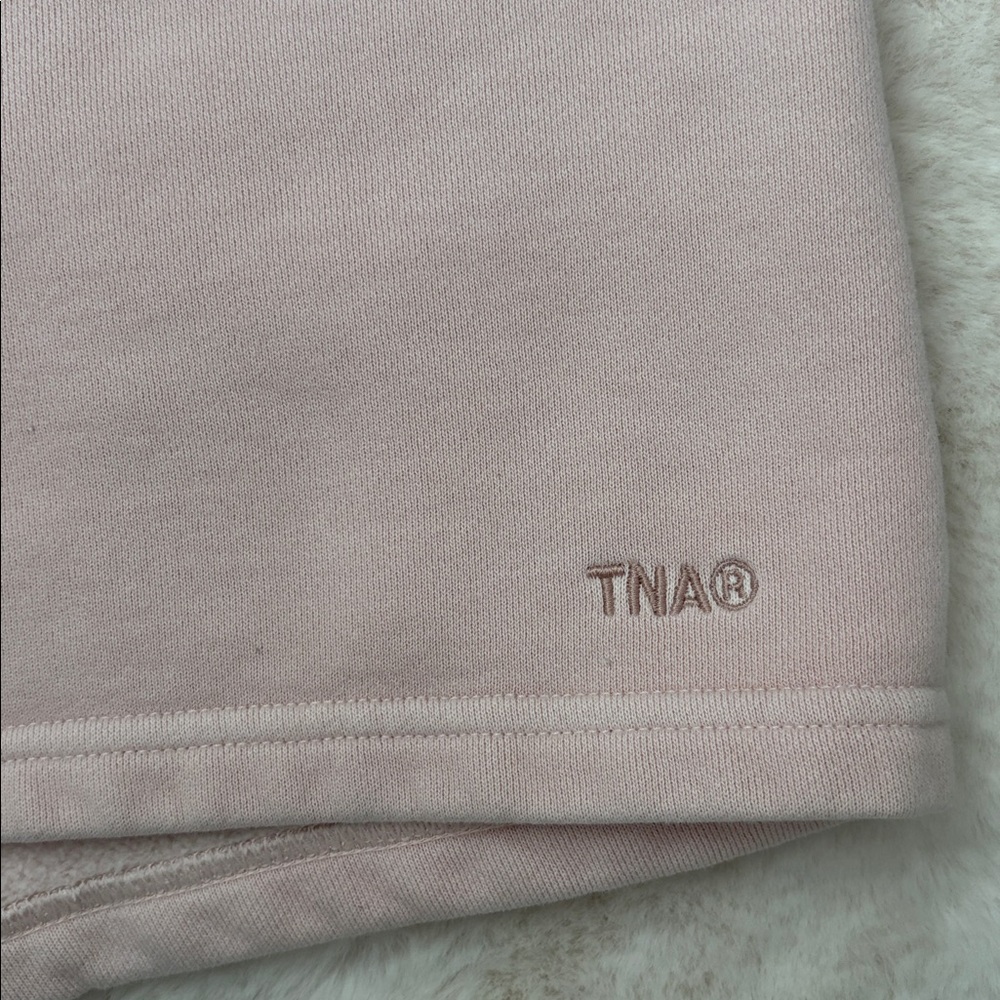TNA Women's Soft Pink Athletic Shorts - Picture 3 of 3